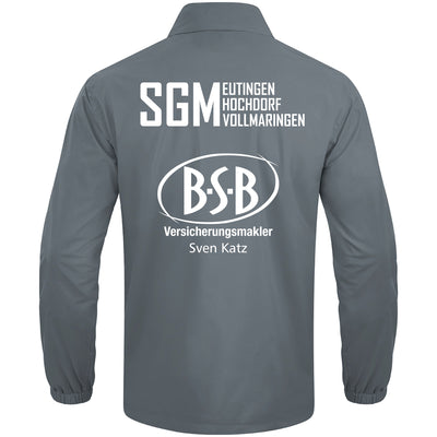 JAKO Allwetterjacke Power steingrau (inkl. Bedruckung) - SGM Eutingen/Hochdorf/Vollmaringen