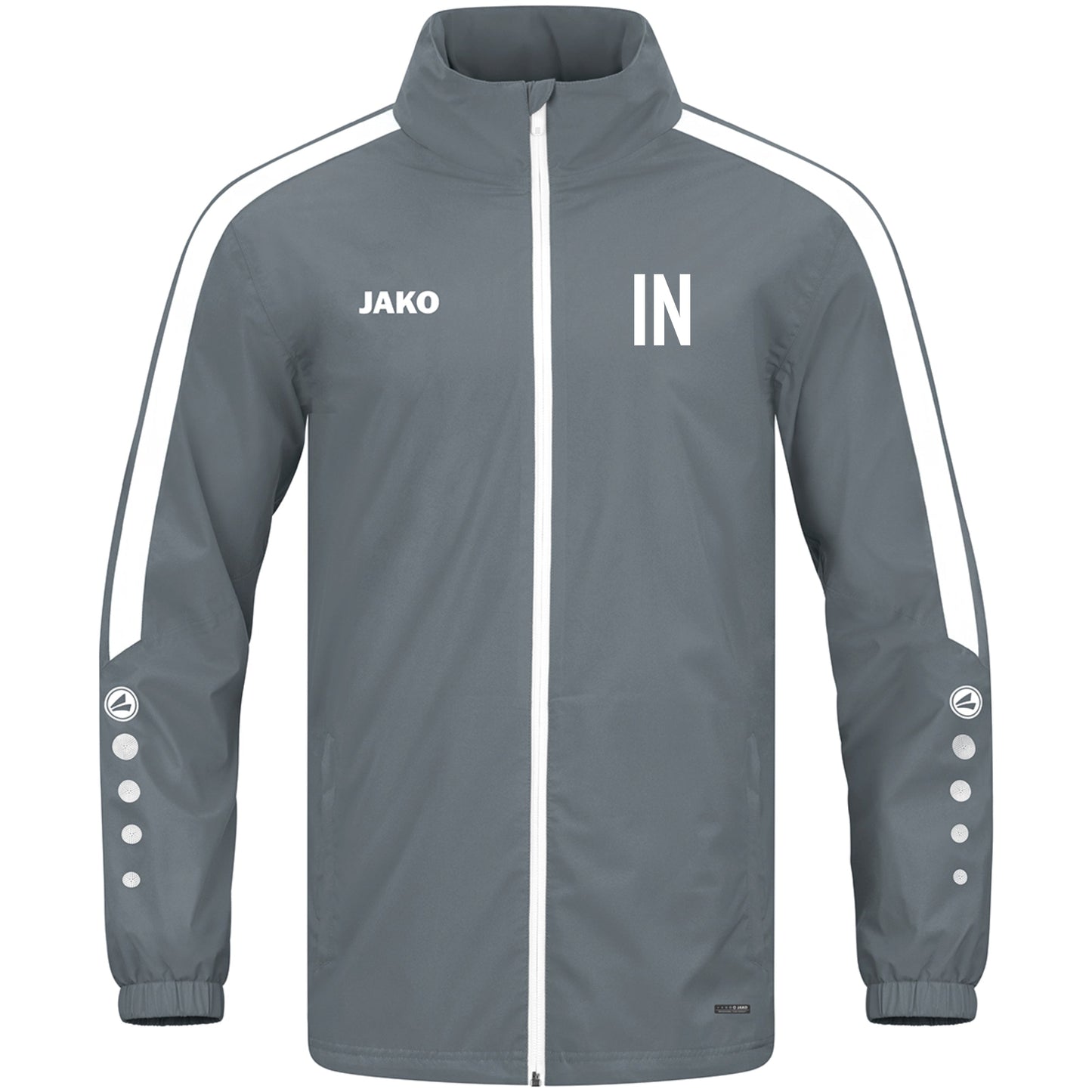 JAKO Allwetterjacke Power steingrau (inkl. Bedruckung) - SGM Eutingen/Hochdorf/Vollmaringen