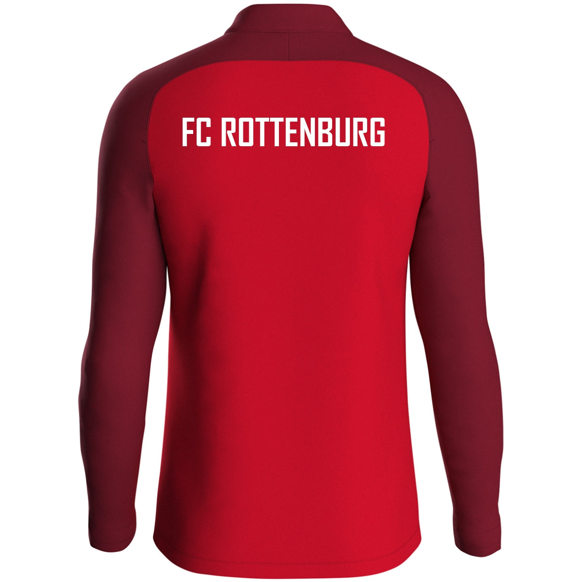 JAKO Ziptop Iconic (inkl. Bedruckung) rot/weinrot - FC Rottenburg