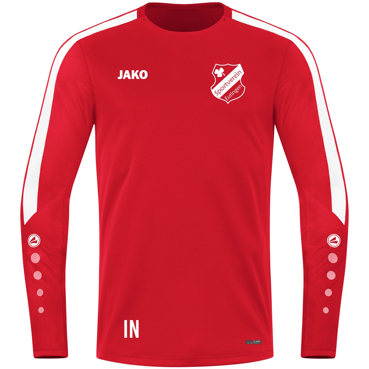 JAKO Sweat Power rot (inkl. Bedruckung) - SV Eutingen