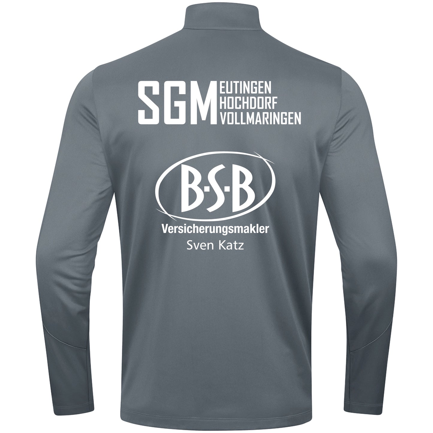 JAKO Polyesterjacke Power steingrau (inkl. Bedruckung) - SGM Eutingen/Hochdorf/Vollmaringen
