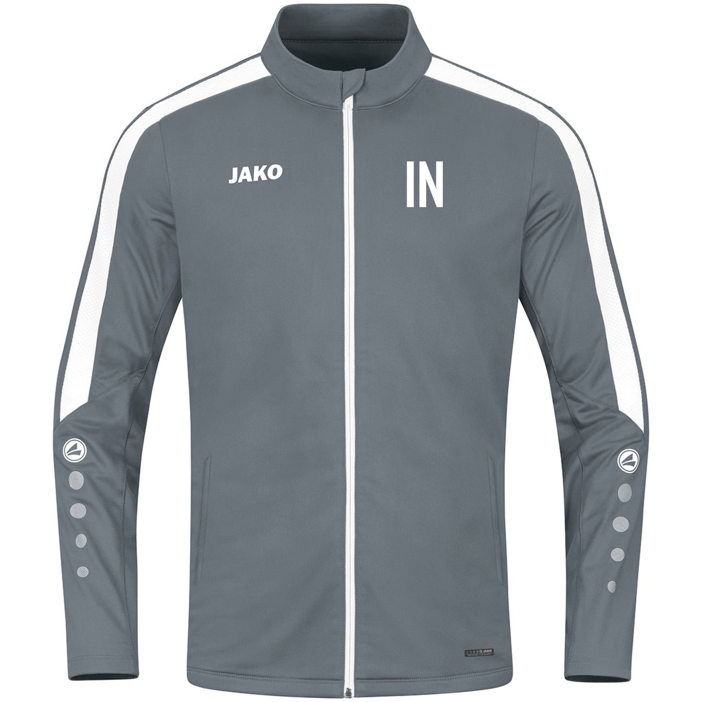 JAKO Polyesterjacke Power steingrau (inkl. Bedruckung) - SGM Eutingen/Hochdorf/Vollmaringen