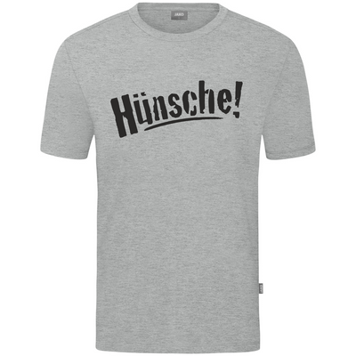 Jako T-Shirt Organic hellgrau meliert "Hünsche" (inkl. Bedruckung) - RSV Margretenhaun