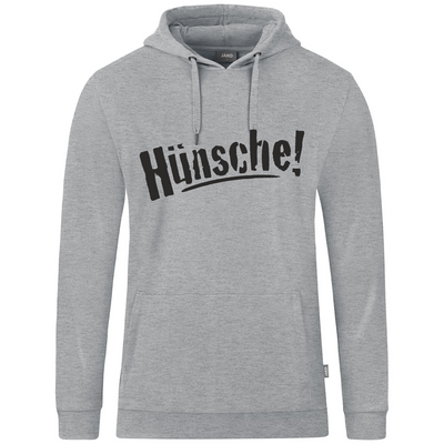 Jako Hoodie Organic hellgrau meliert "Hünsche" (inkl. Bedruckung) - RSV Margretenhaun