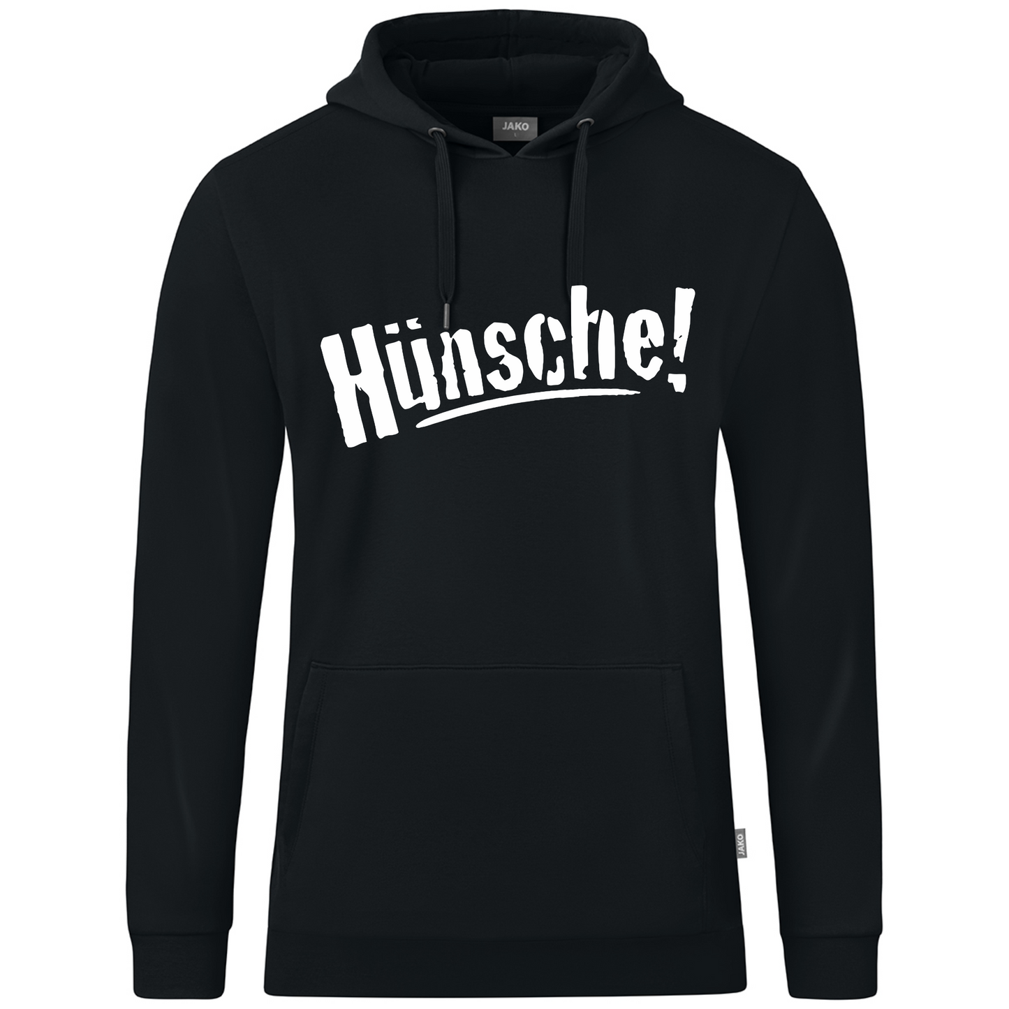 Jako Hoodie Organic schwarz "Hünsche" (inkl. Bedruckung) - RSV Margretenhaun