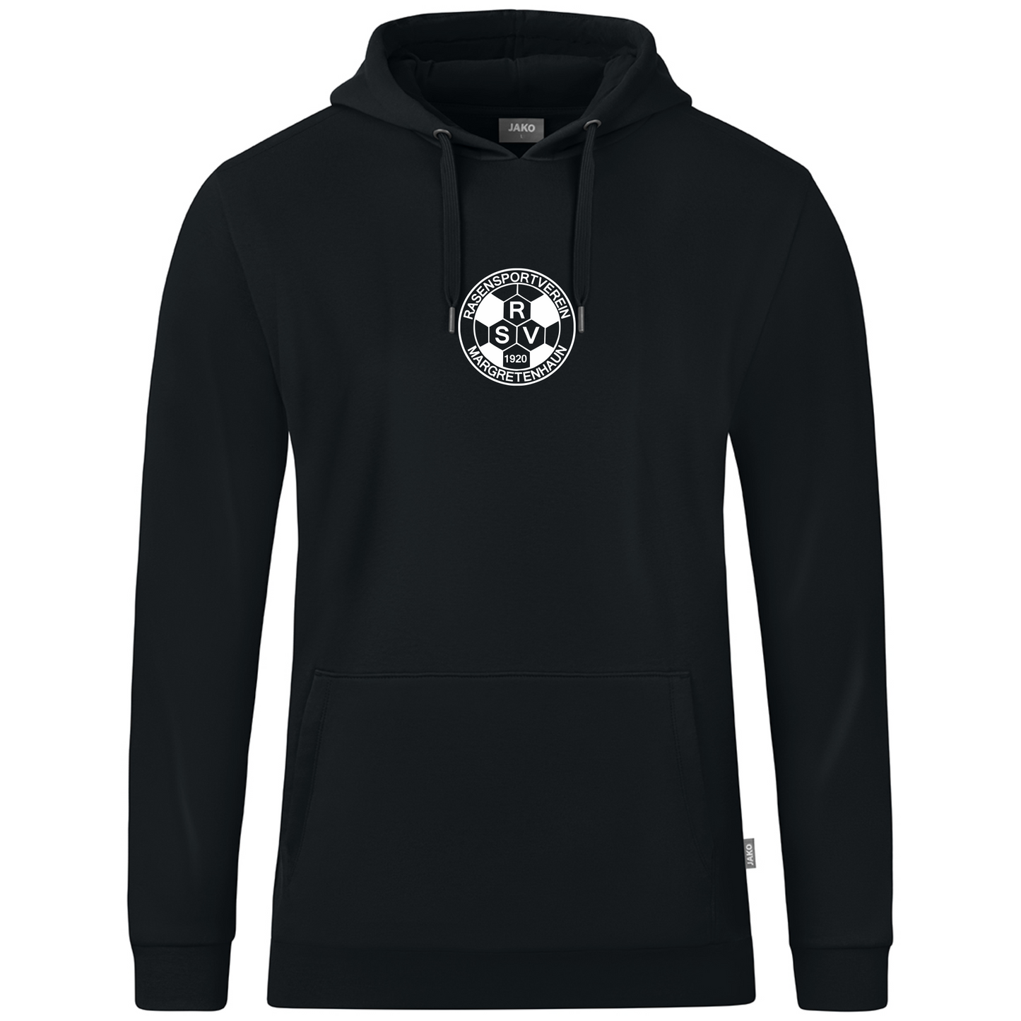 Jako Hoodie Organic schwarz (inkl. Bedruckung) - RSV Margretenhaun