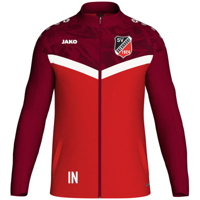 JAKO Polyesterjacke Iconic rot/weinrot (inkl. Bedruckung) - SV Oberndorf
