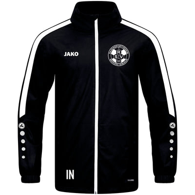 Jako Regenjacke Power schwarz (inkl. Bedruckung) - RSV Margretenhaun