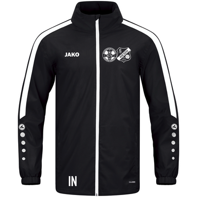 Jako Regenjacke Power schwarz (inkl. Bedruckung) - RSV Margretenhaun