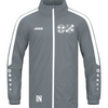 Jako Regenjacke Power steingrau (inkl. Bedruckung) - RSV Margretenhaun