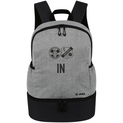 Jako Rucksack Challenge hellgrau meliert (inkl. Bedruckung) - RSV Margretenhaun