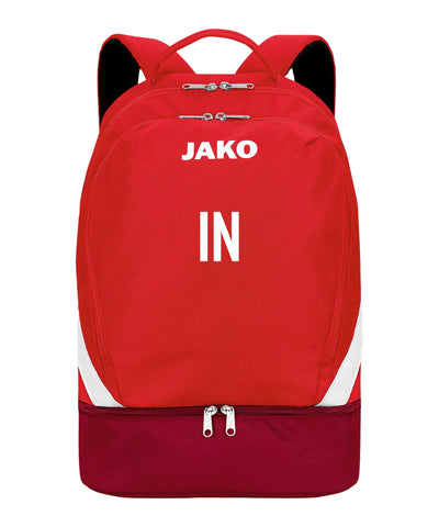 JAKO Rucksack Iconic (inkl. Bedruckung) rot/weinrot - SV Oberndorf