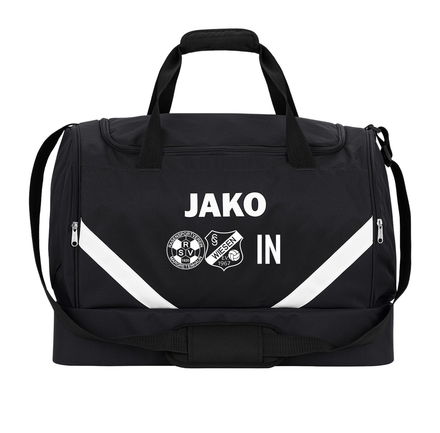 Jako Sporttasche Iconic schwarz (inkl. Bedruckung) - RSV Margretenhaun