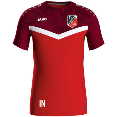 JAKO T-Shirt Iconic rot (inkl. Bedruckung) - SV Oberndorf