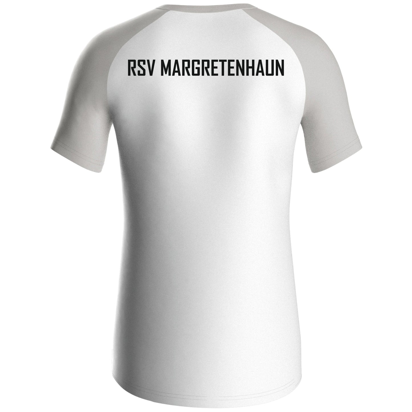 Jako T-Shirt Iconic weiß/soft grey (inkl. Bedruckung)- RSV Margretenhaun