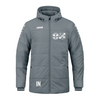 Jako Jugend Coachjacke Team mit Kapuze steingrau (inkl. Bedruckung) - RSV Margretenhaun