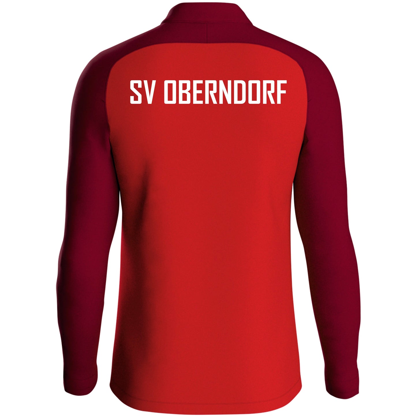 JAKO Ziptop Iconic rot/weinrot (inkl. Bedruckung) - SV Oberndorf