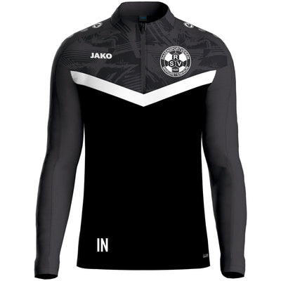 Jako Zip Top Iconic Schwarz/Anthrazit (inkl. Bedruckung) - RSV Margretenhaun