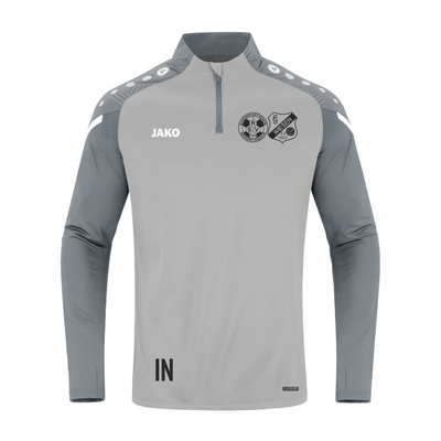 Jako Zip Top PERFORMANCE soft grey/steingrau (inkl. Bedruckung) - RSV Margretenhaun