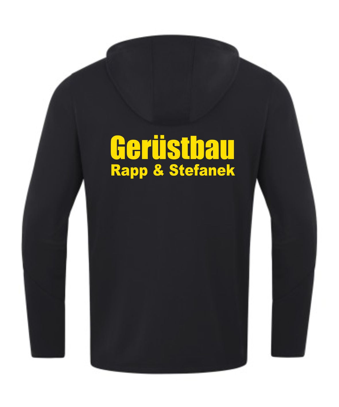 JAKO Kapuzenjacke POWER (inkl. Bedruckung) - Schwarz/Gelb - SV Pfrondorf/Mindersbach