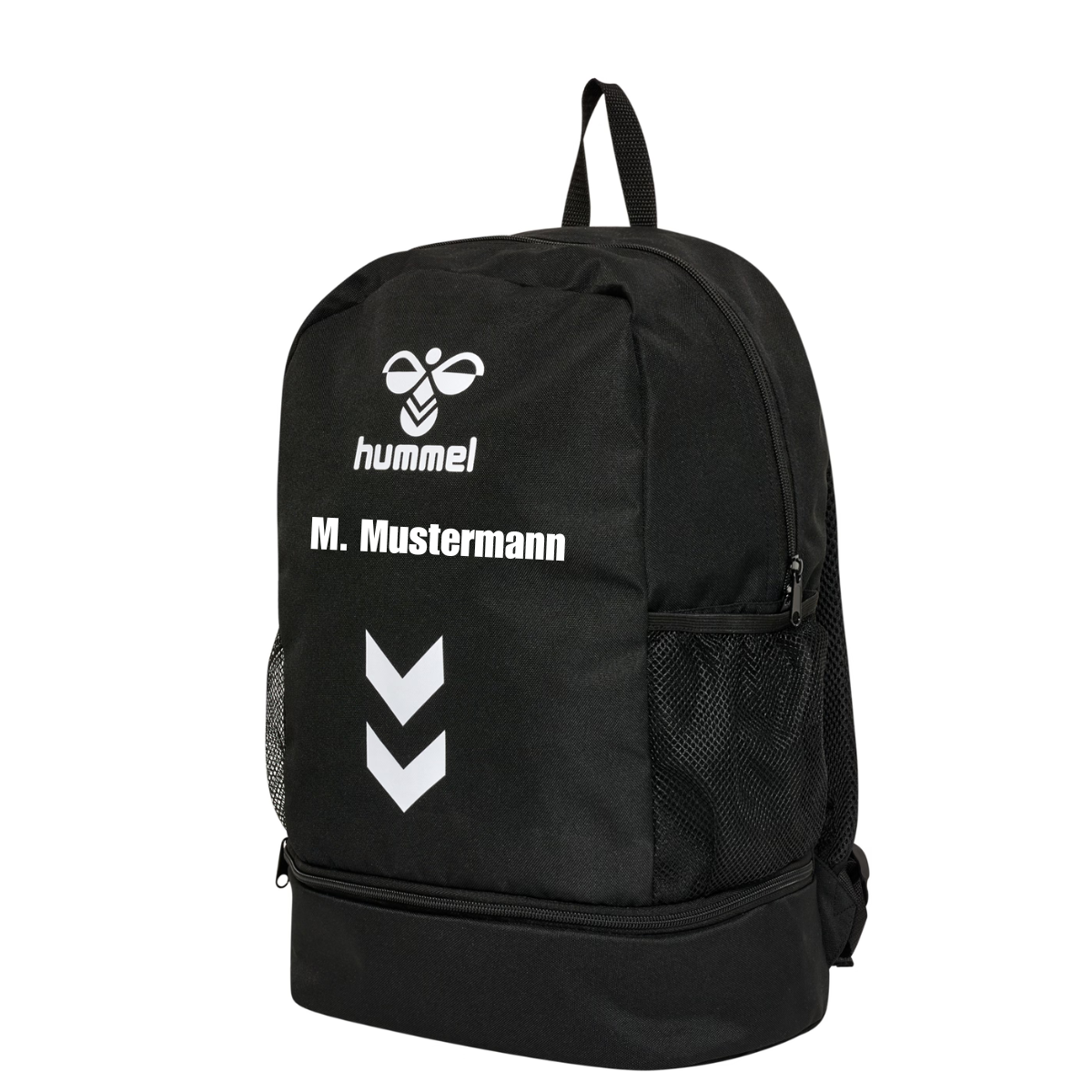 Hummel ESSENTIAL Rucksack Schwarz/Weiß (inkl. Bedruckung) - VfL Pfullingen