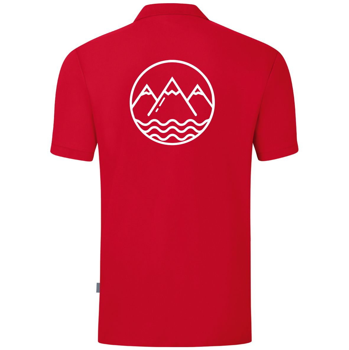 JAKO Polo ORGANIC (inkl. Bedruckung) - Rot - Skiclub Rottenburg
