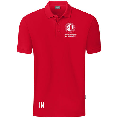 JAKO Polo ORGANIC (inkl. Bedruckung) - Rot - Skiclub Rottenburg