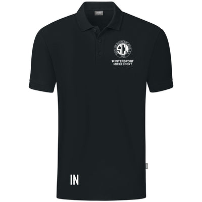 JAKO Polo ORGANIC (inkl. Bedruckung) - Schwarz - Skiclub Rottenburg