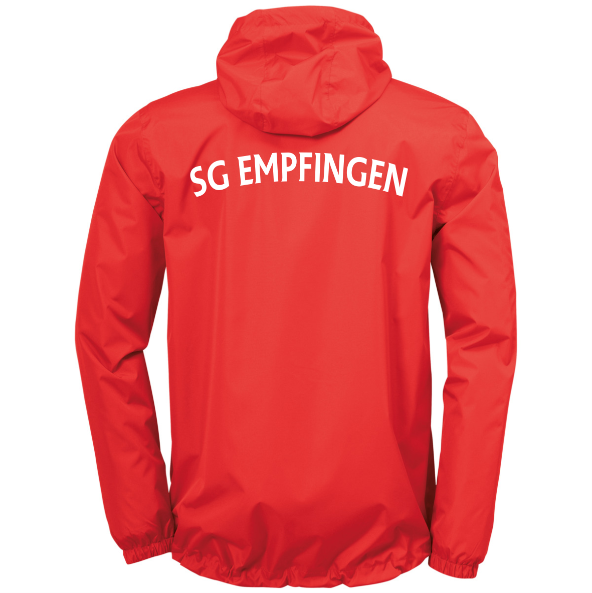 UHLSPORT Regenjacke ESSENTIAL (inkl. Bedruckung) - Rot/Weiss - SG Empfingen