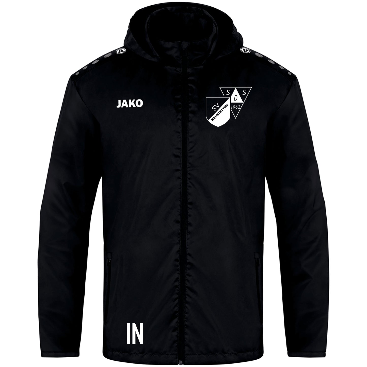 JAKO Allwetterjacke TEAM 2.0 (inkl. Bedruckung) - Schwarz - SGM Neustetten/Seebronn