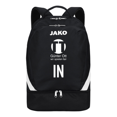 JAKO Rucksack Iconic schwarz (inkl. Bedruckung) - JFV Steinachtal/Waldachtal