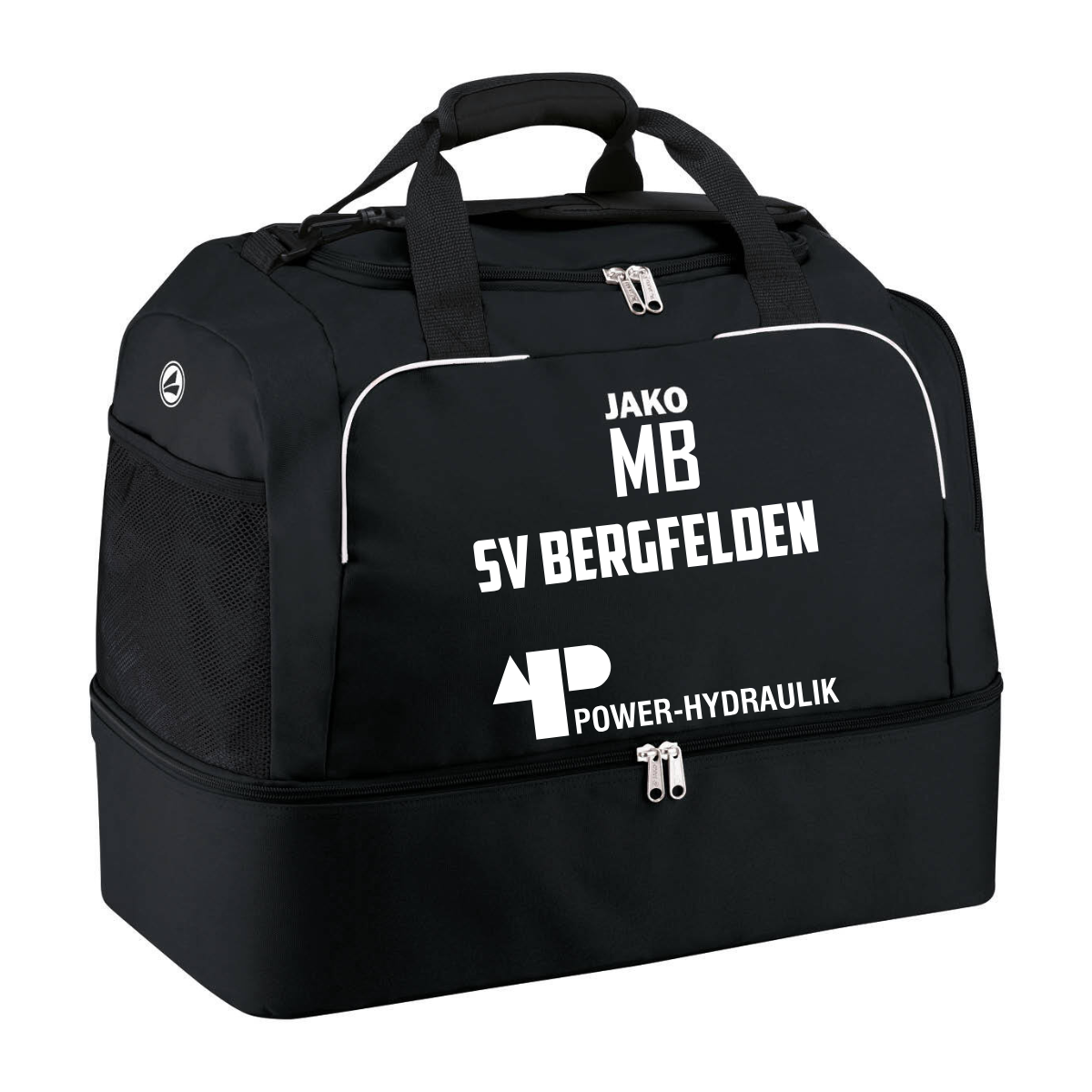 JAKO Sporttasche Classico schwarz (inkl. Bedruckung) - SV Bergfelden