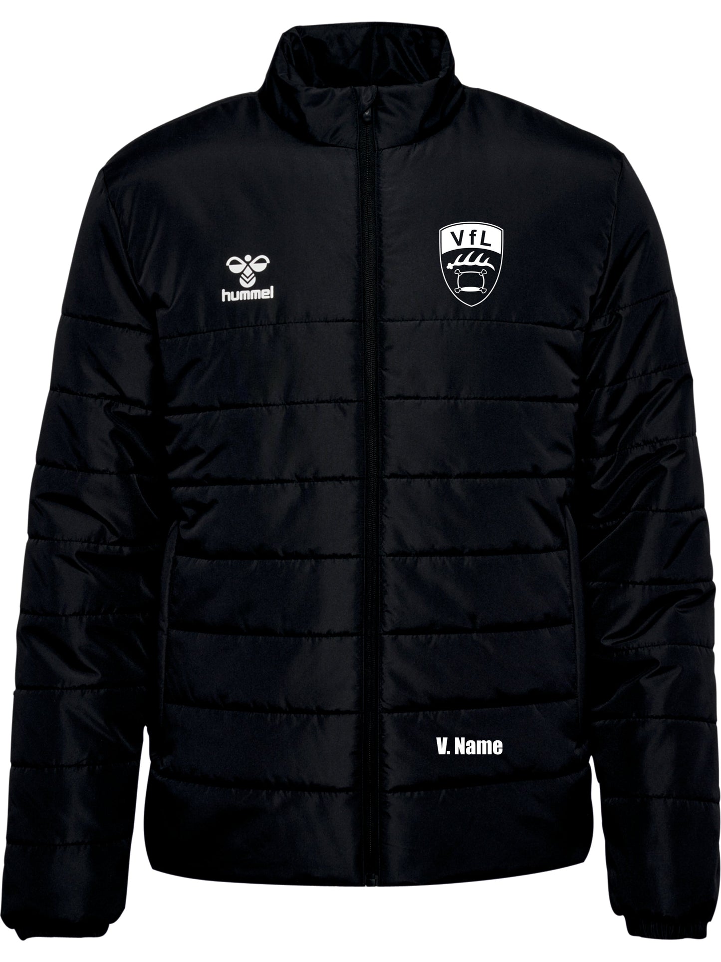 HUMMEL Short Bench Jacket ESSENTIAL (inkl. Bedruckung) - Schwarz - VfL Pfullingen