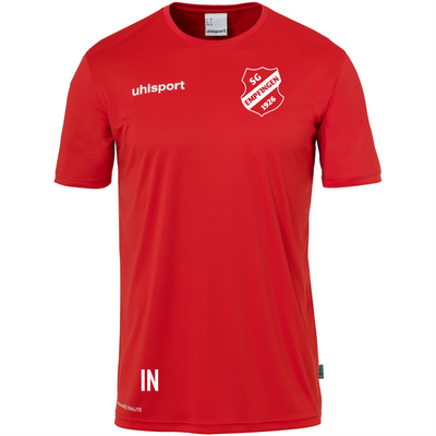 UHLSPORT Functional T-Shirt ESSENTIAL (inkl. Bedruckung) - Rot/Weiss - SG Empfingen