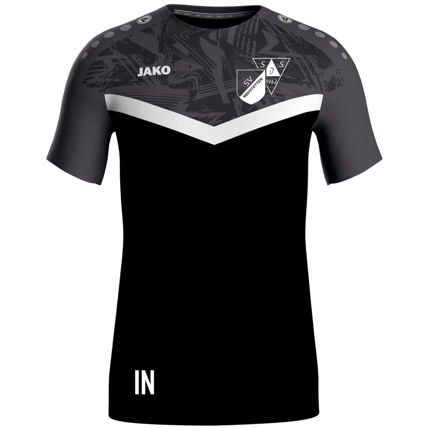 JAKO T-Shirt Iconic schwarz/anthrazit - SGM Neustetten/Seebronn