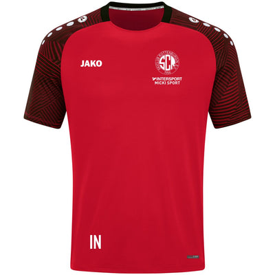 JAKO T-Shirt PERFORMANCE (inkl. Bedruckung) - Rot - Skiclub Rottenburg