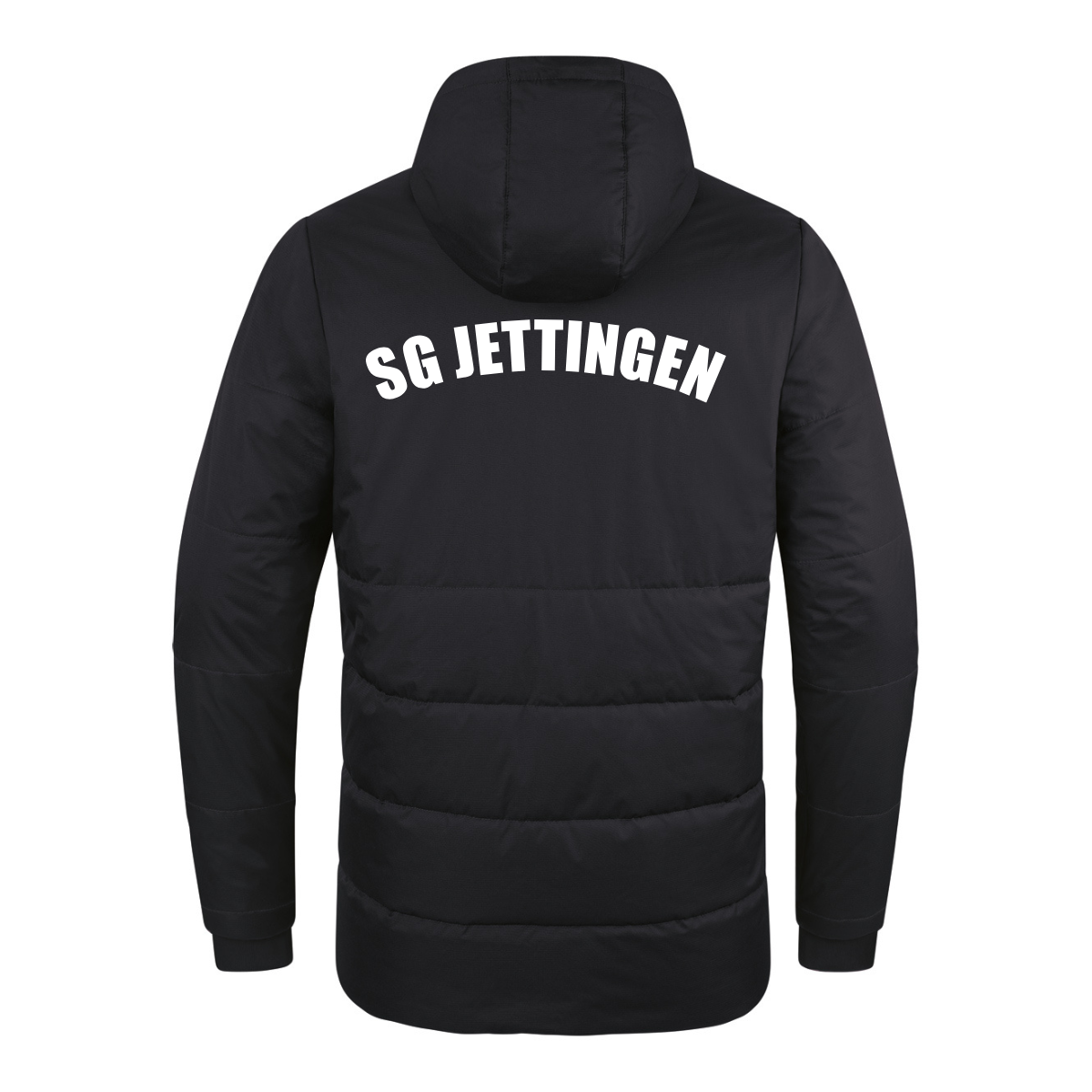 Jako Winterjacke Team mit Kapuze  schwarz (inkl. Bedruckung) - SG Jettingen