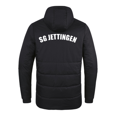 Jako Winterjacke Team mit Kapuze  schwarz (inkl. Bedruckung) - SG Jettingen