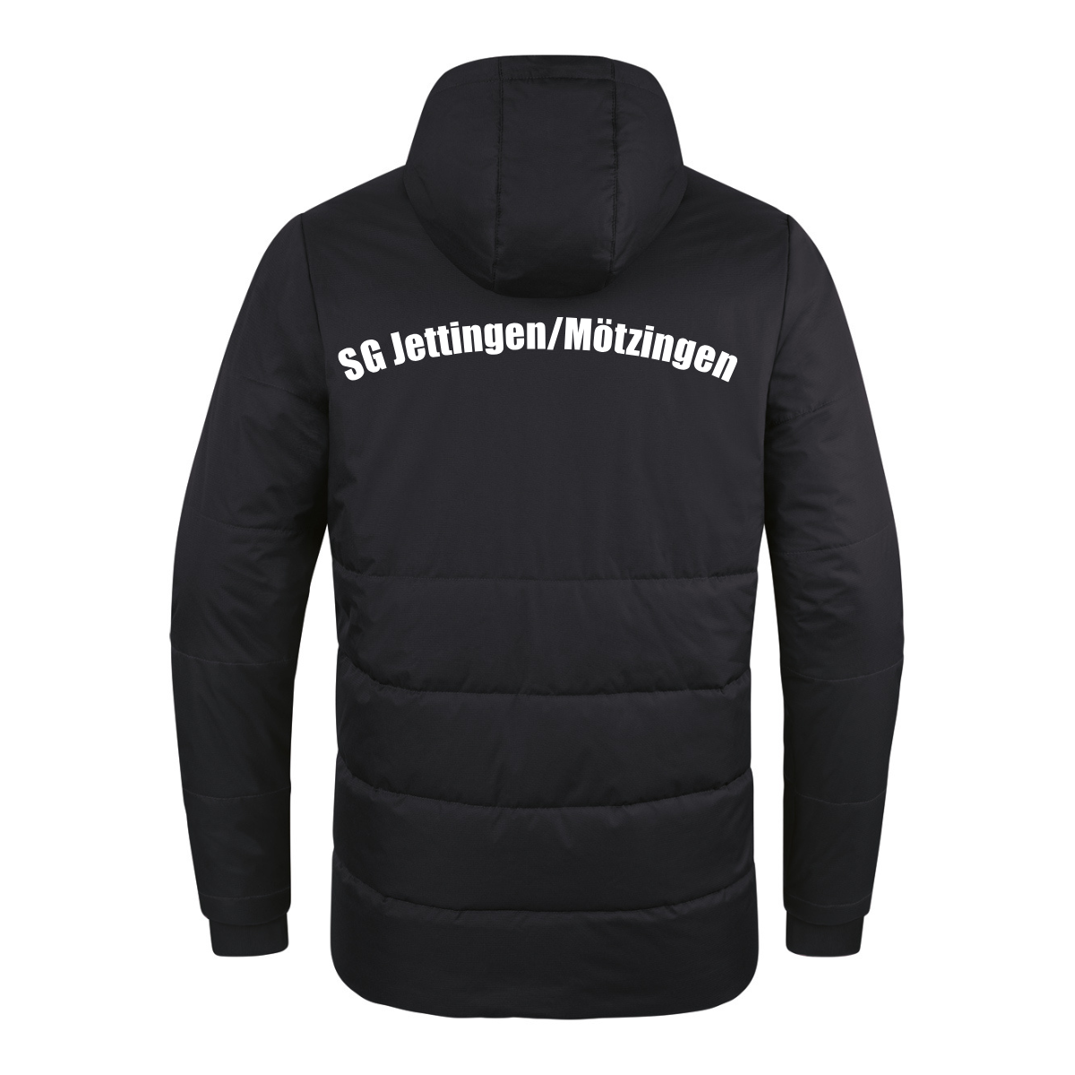 Jako Winterjacke Team mit Kapuze  schwarz (inkl. Bedruckung) - SG Jettingen