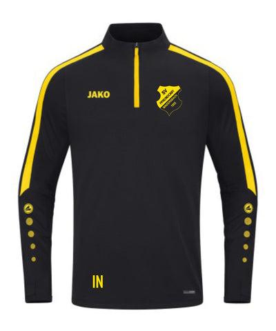JAKO Zip Top POWER (inkl. Bedruckung) - Schwarz/Gelb - SV Pfrondorf/Mindersbach