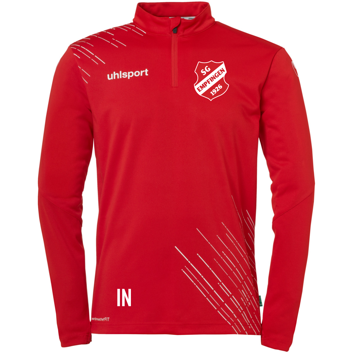 UHLSPORT Zip-Top SCORE 26 (inkl. Bedruckung) - Rot/Weiss - SG Empfingen