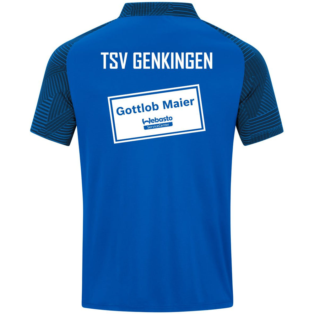 JAKO Polo PERFORMANCE (inkl. Bedruckung) - Royal - TSV Genkingen
