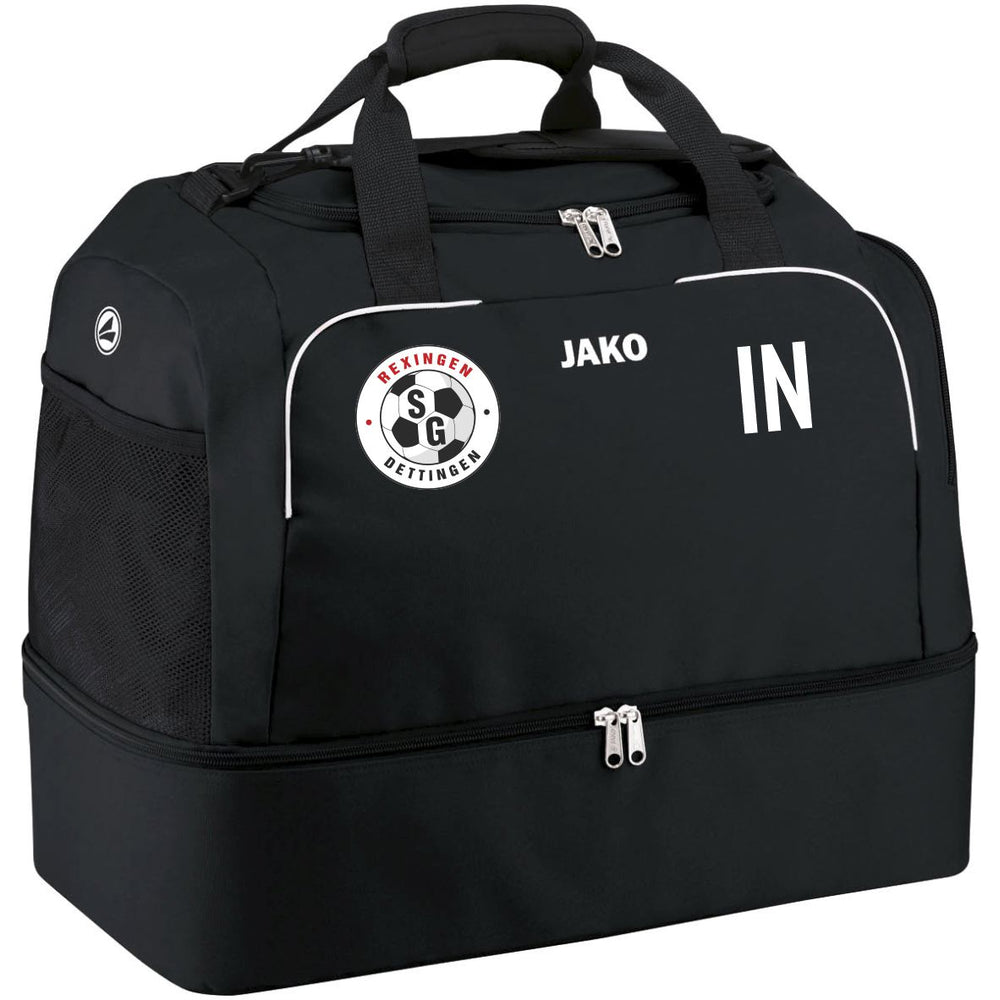 JAKO Sporttasche CLASSICO (inkl. Bedruckung) - Schwarz