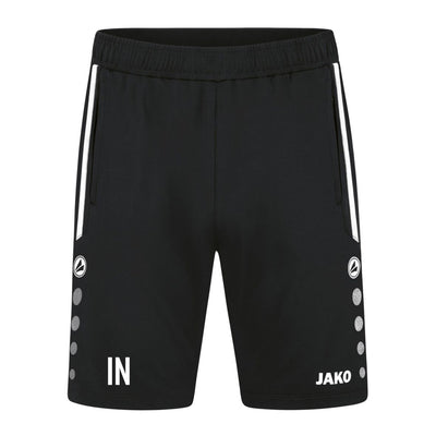 JAKO Trainingsshort ALLROUND (inkl. Bedruckung) - Schwarz/Weiss