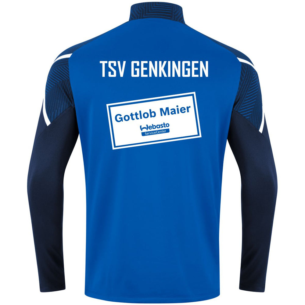 JAKO Zip Top PERFORMANCE (inkl. Bedruckung) - Royal - TSV Genkingen