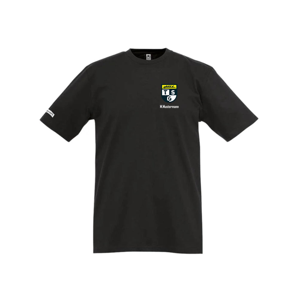 UHLSPORT T-Shirt TEAMSPORT (inkl. Bedruckung) - schwarz - TSG Balingen
